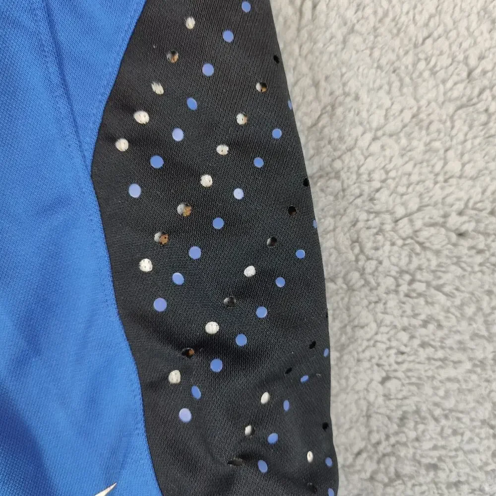 Nike Dri Fit Shorts Mens Medium Blue Black color block Basketball Athletic summ